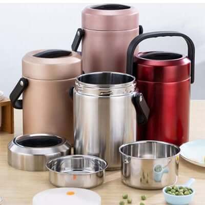1600ml Stainless Steel Thermal Bento Box Corporate Gifts Singapore