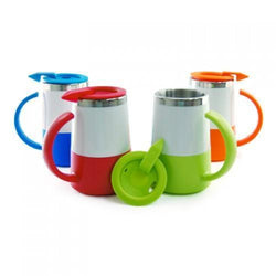 Two Tone Double Wall Stainless Steel Mug Corporate Gifts Singapore