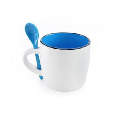 Victoria Ceramic Mug with Spoon Corporate Gifts Singapore