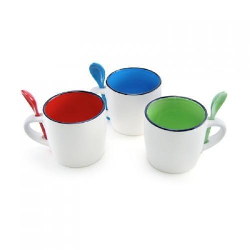 Victoria Ceramic Mug with Spoon Corporate Gifts Singapore