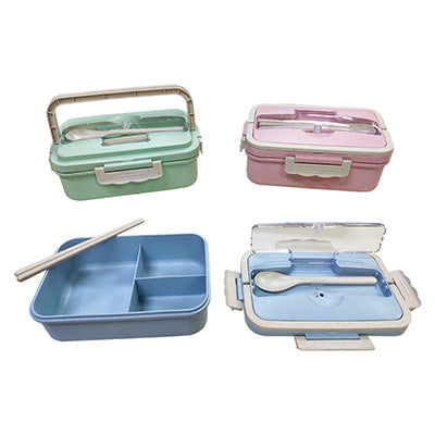 Wheat Straw Bento Lunch Box with handle Corporate Gifts Singapore