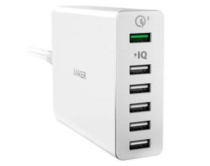Anker PowerPort+ 6 Ports 60W With Quick Charge 3.0 Charging Station Corporate Gifts Singapore