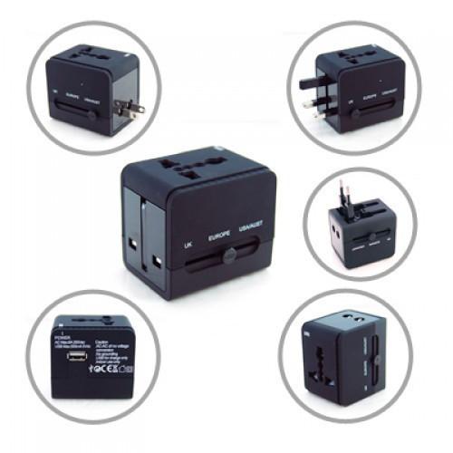 Worldwide Travel Adaptor with USB Hub Corporate Gifts Singapore