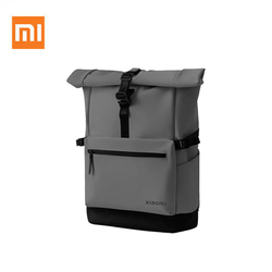Xiaomi Roll Top Casual Backpack in gray, a perfect corporate gift for stylish and practical use.