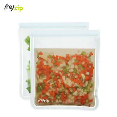 Rezip Lay-Flat Gallon Leakproof Reusable Storage Bag 2-pack Corporate Gifts Singapore