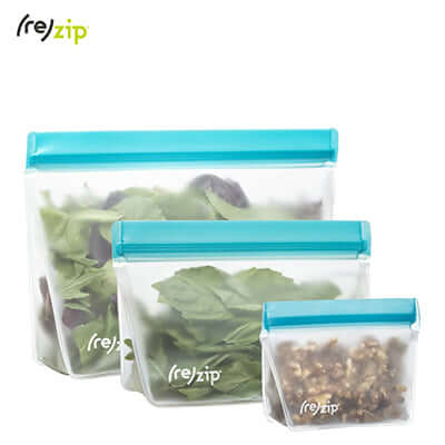 Rezip 3-piece Stand-Up Leakproof Reusable Storage Bag Kit Corporate Gifts Singapore