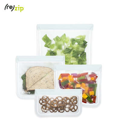 Rezip 4-piece Essential Leakproof Reusable Storage Bag Kit Corporate Gifts Singapore