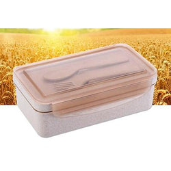 Eco Friendly Wheat Straw Lunch Box with Cutlery Corporate Gifts Singapore