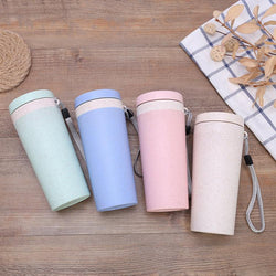 BPA free Eco Friendly Wheat Straw Travel Bottle Corporate Gifts Singapore