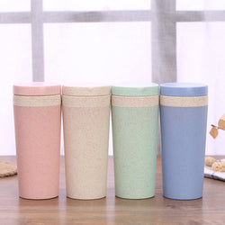 BPA free Eco Friendly Wheat Straw Travel Bottle Corporate Gifts Singapore