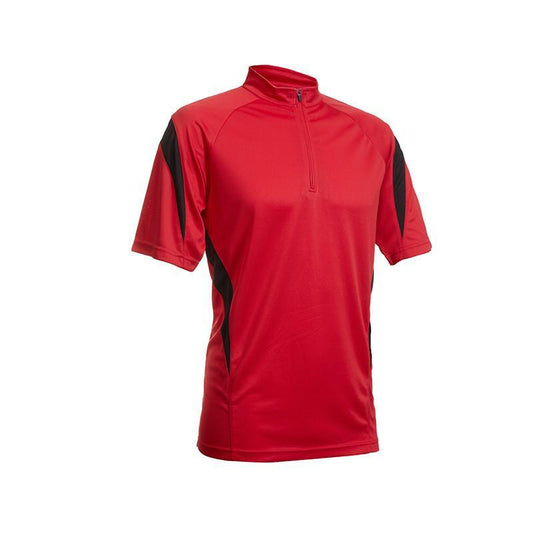 Quick Dry Unisex Mandarin Collar T-shirt with stripes accents Corporate Gifts Singapore