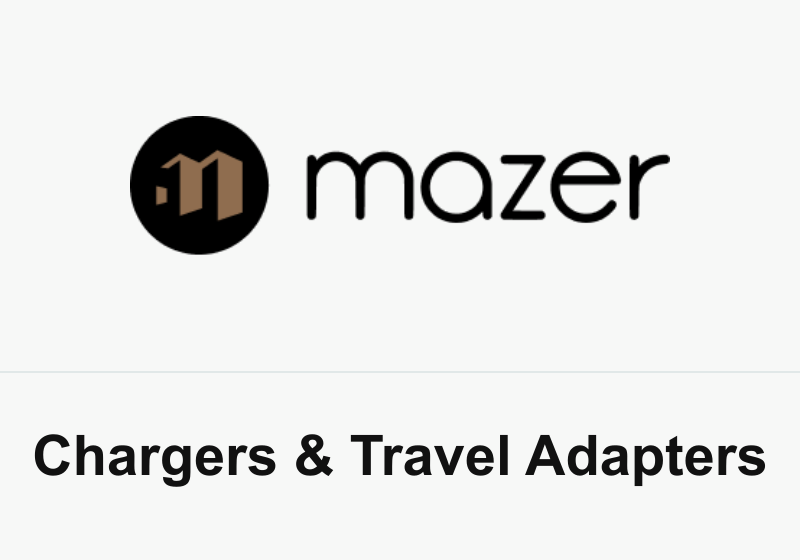 Mazer Chargers & Travel Adapters